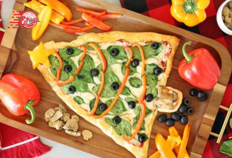 Hướng dẫn cách làm pizza giáng sinh tại nhà đậm đà hương vị