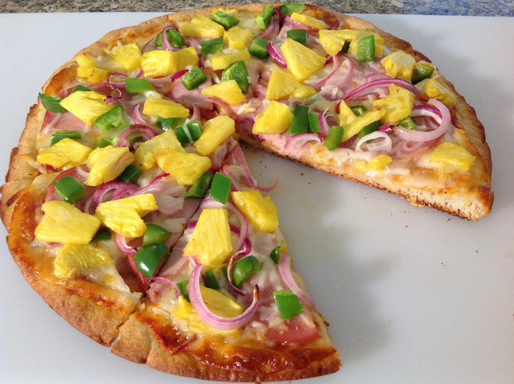Pizza hawaii đơn giản cho ngày cuối tuần thư giãn4